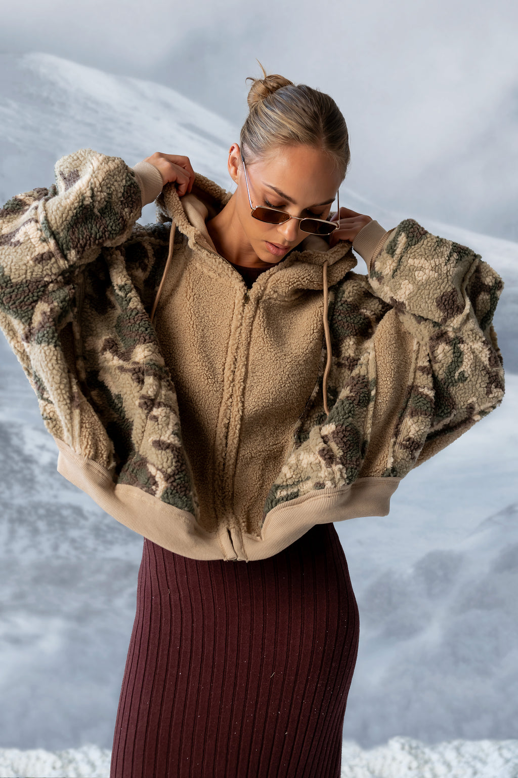 Lennox Oversized Sherpa Jacket - FINAL SALE