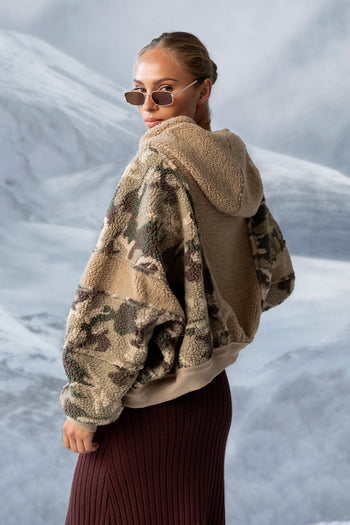 Lennox Oversized Sherpa Jacket - FINAL SALE