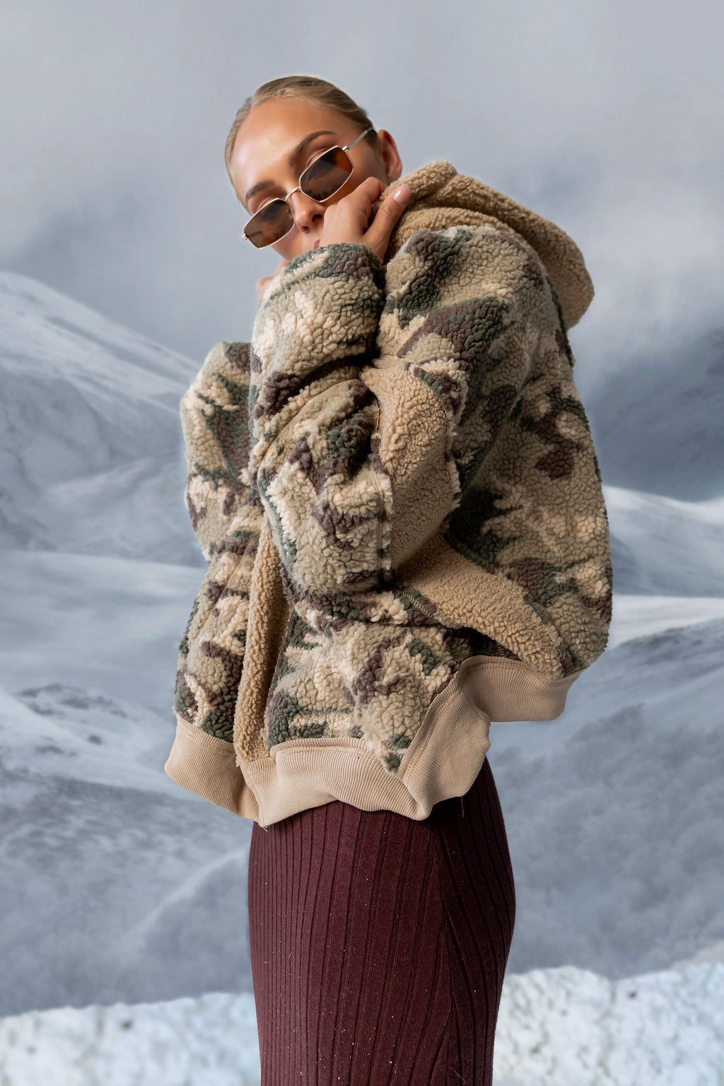 Lennox Oversized Sherpa Jacket - FINAL SALE