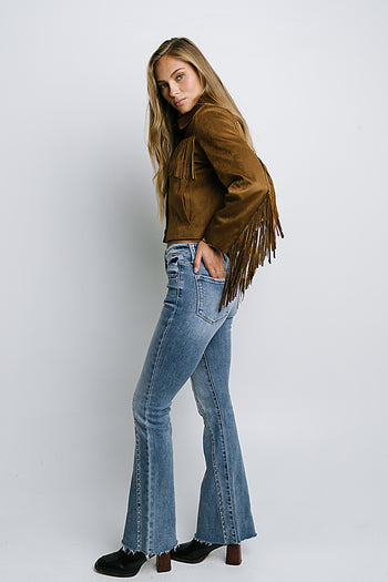 Eliza Studded Flare Jeans