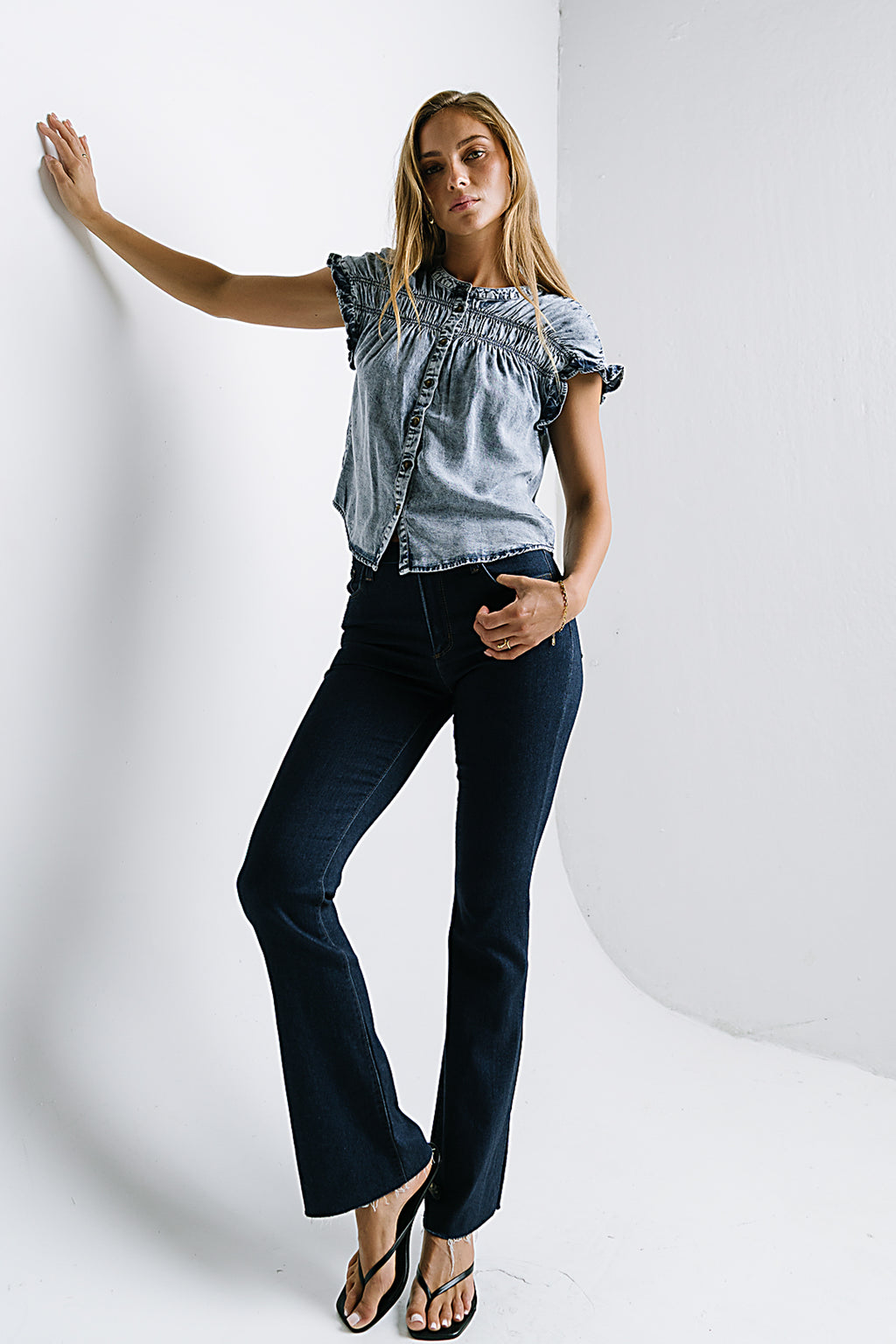 Camiraro Cropped Bootcut Jeans - FINAL SALE