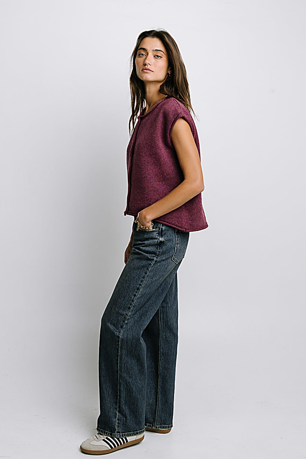 Marshall Straight Leg Vintage Jeans in Dark Wash - FINAL SALE