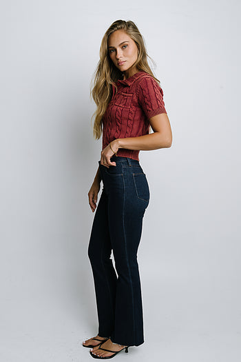 Camiraro Cropped Bootcut Jeans - FINAL SALE