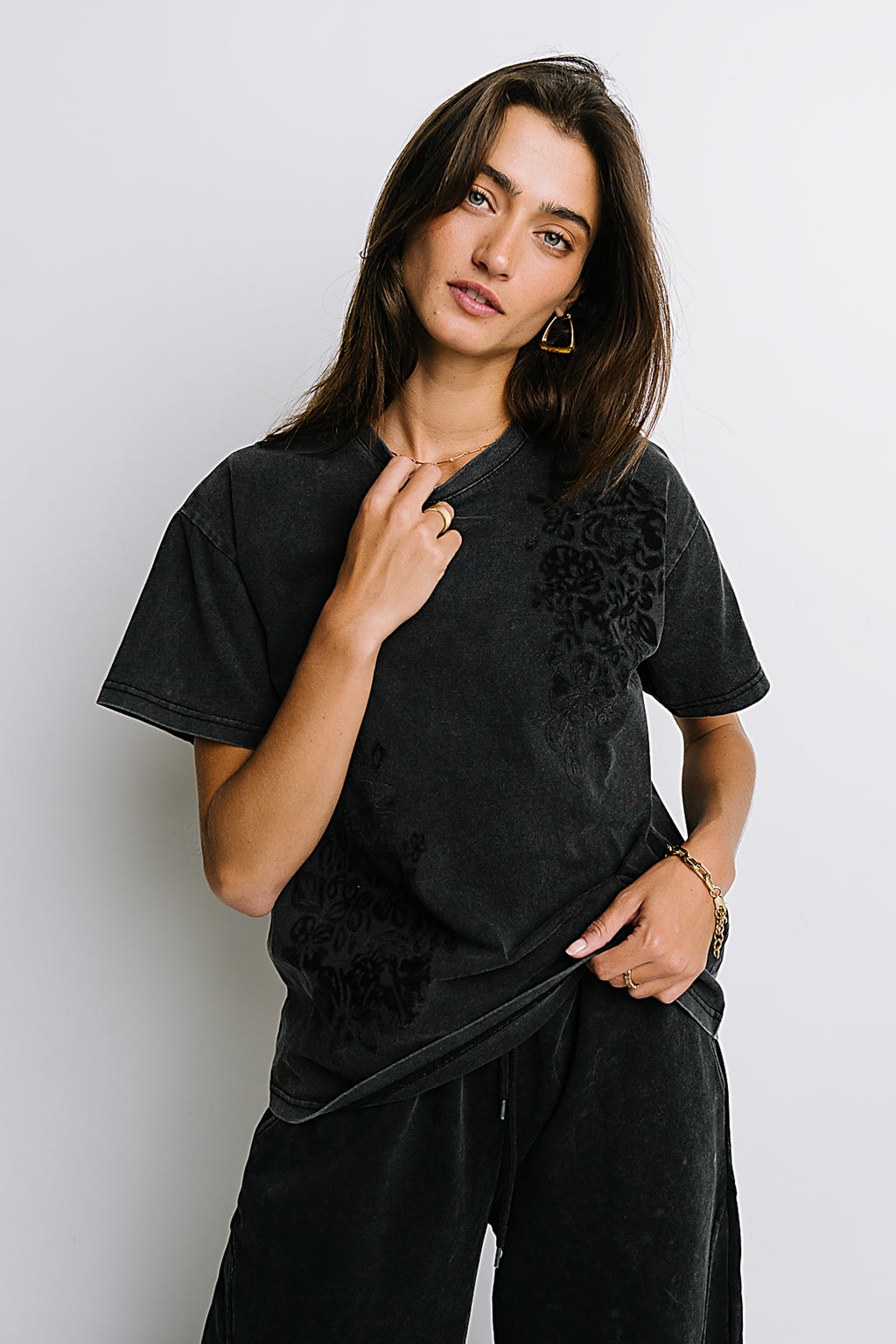 Kessie Floral Tee - FINAL SALE