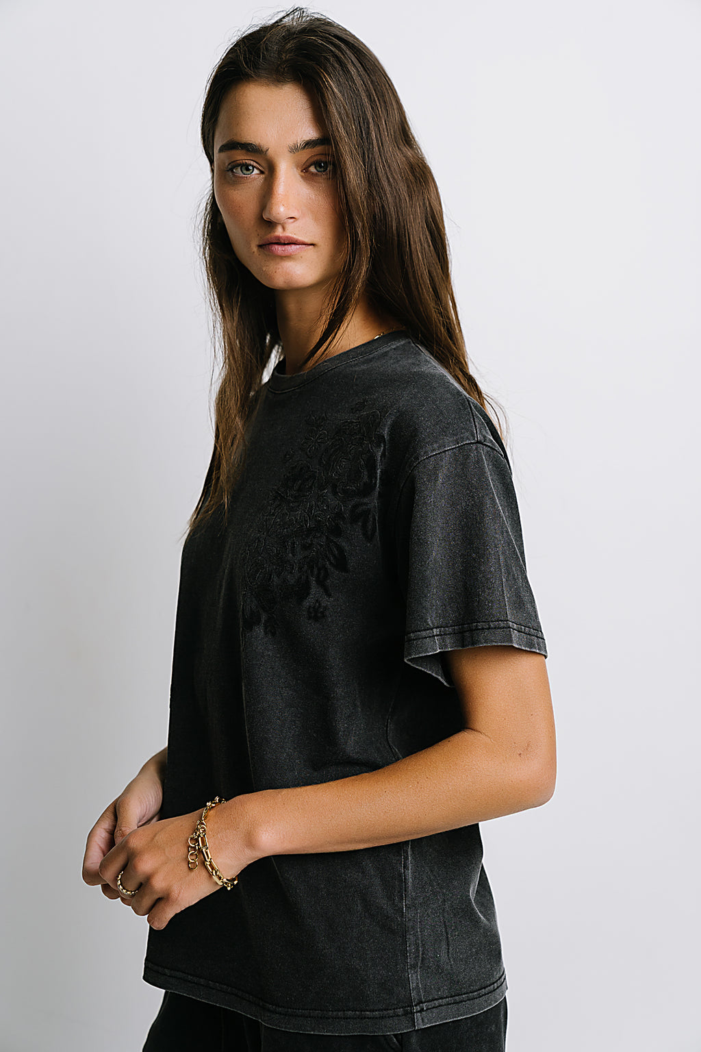 Kessie Floral Tee - FINAL SALE