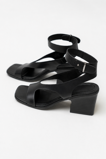 Felipa Block Heels in Black
