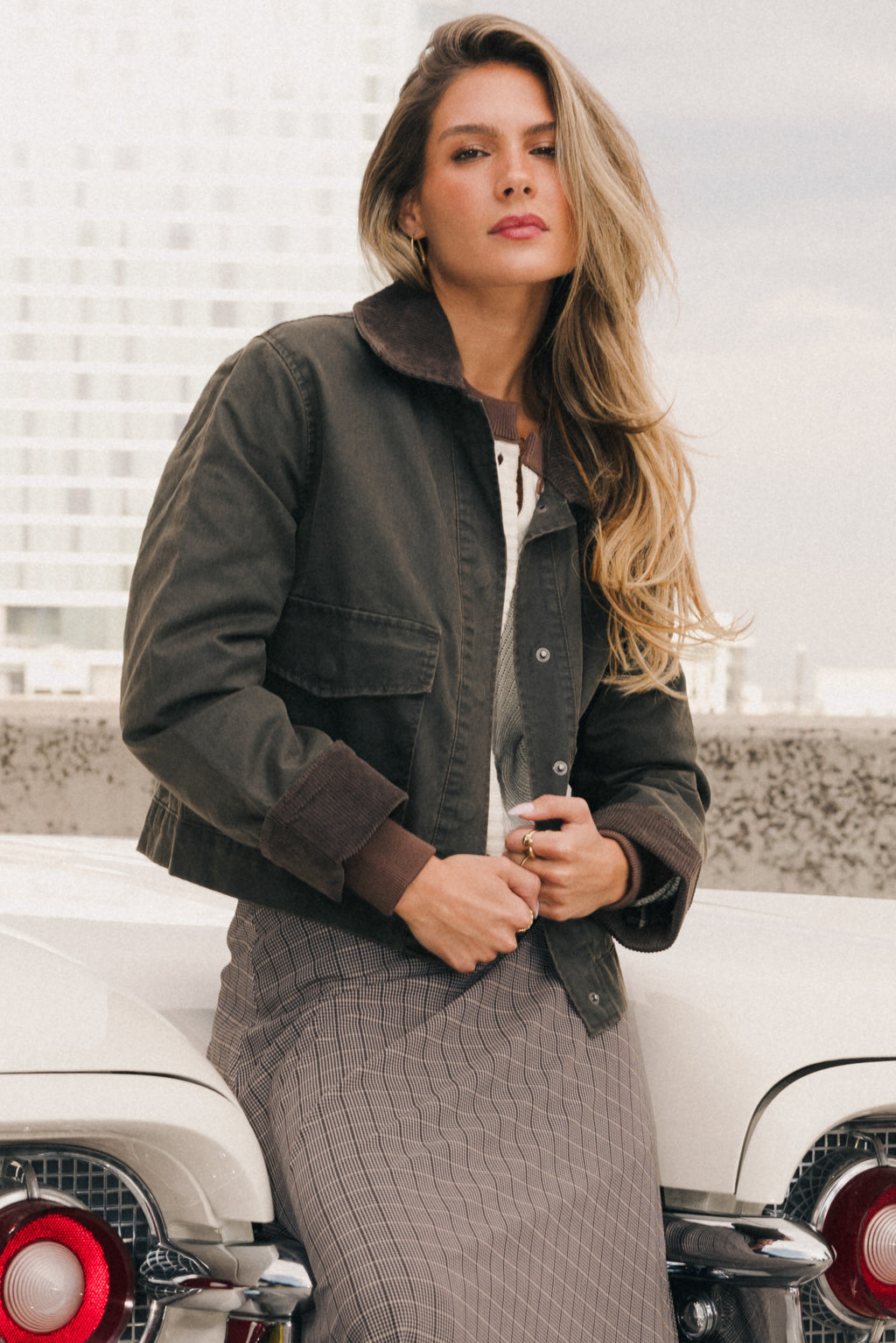 Corduroy Jacket in Brown