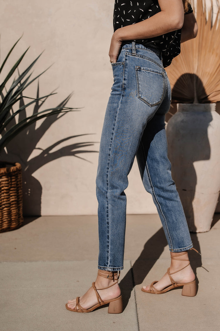 Tayla Mom Jeans in Medium Wash - FINAL SALE