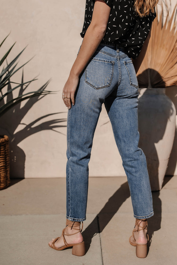 Tayla Mom Jeans in Medium Wash - FINAL SALE