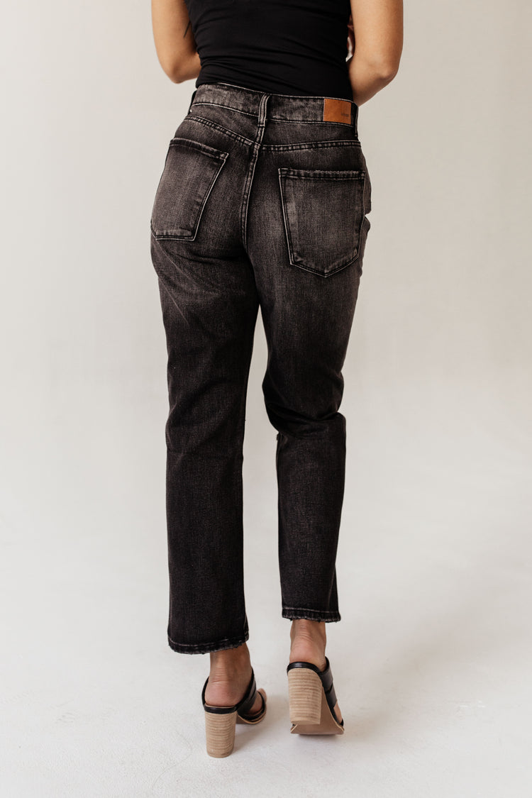 Bentley Distressed Straight Leg Denim- FINAL SALE