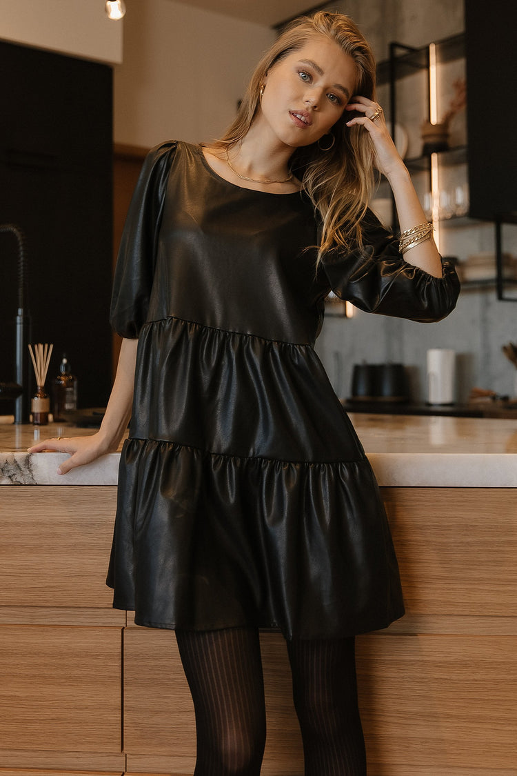 Avree Mini Dress in Black - FINAL SALE