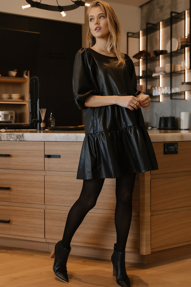 Avree Mini Dress in Black - FINAL SALE