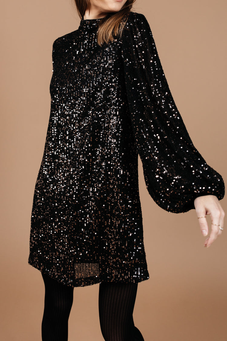 Black Sequin Dress - FINAL SALE