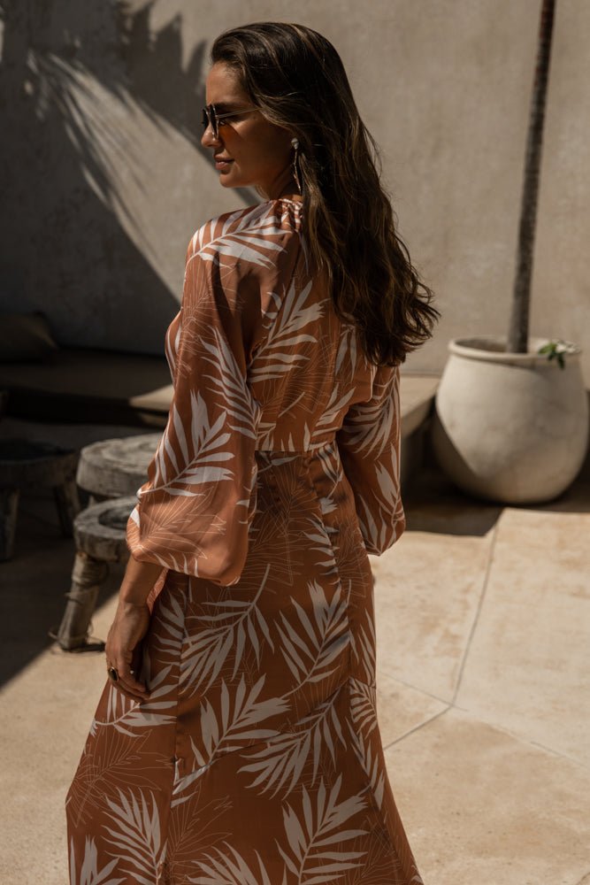 Giselle Maxi Dress in Camel - FINAL SALE