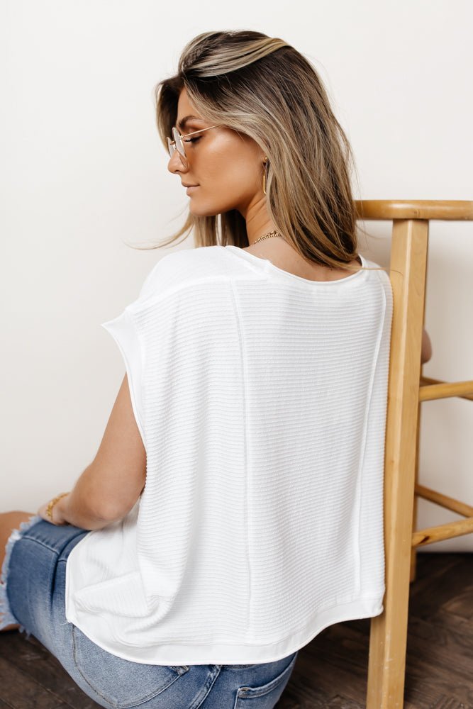 Tilly Top in White - FINAL SALE