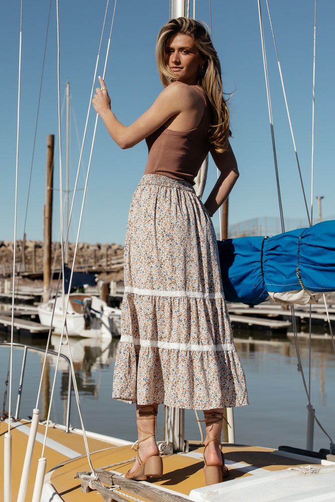Antoinette Floral Skirt - FINAL SALE
