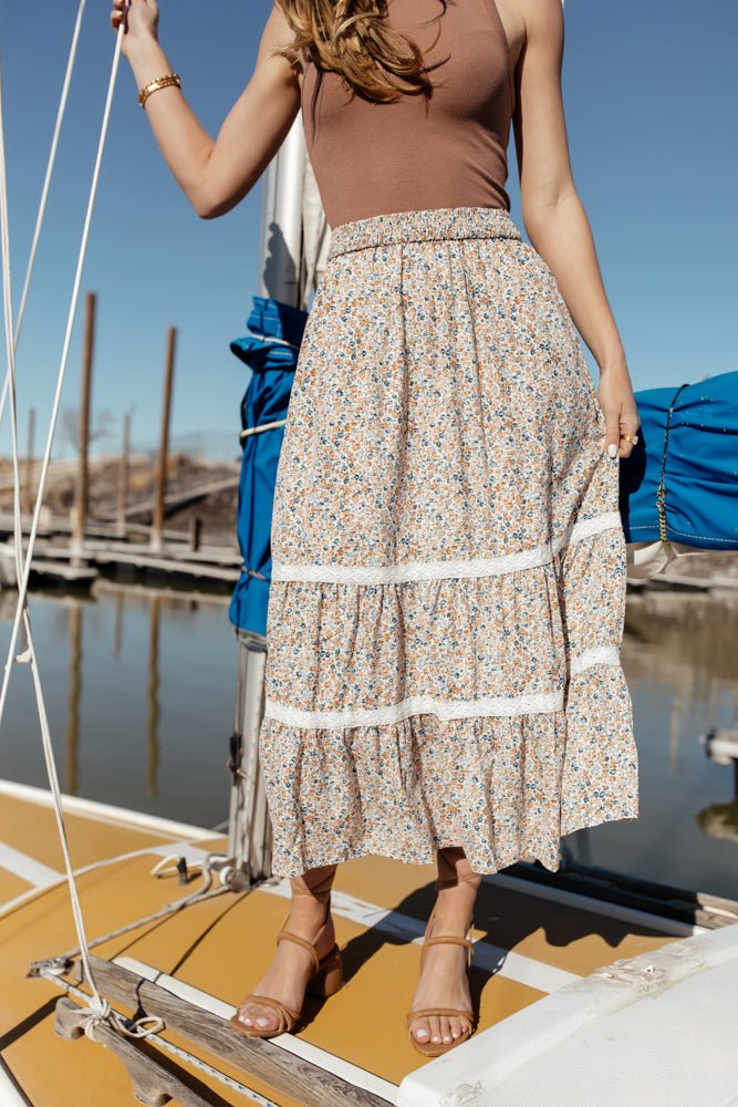 Antoinette Floral Skirt - FINAL SALE
