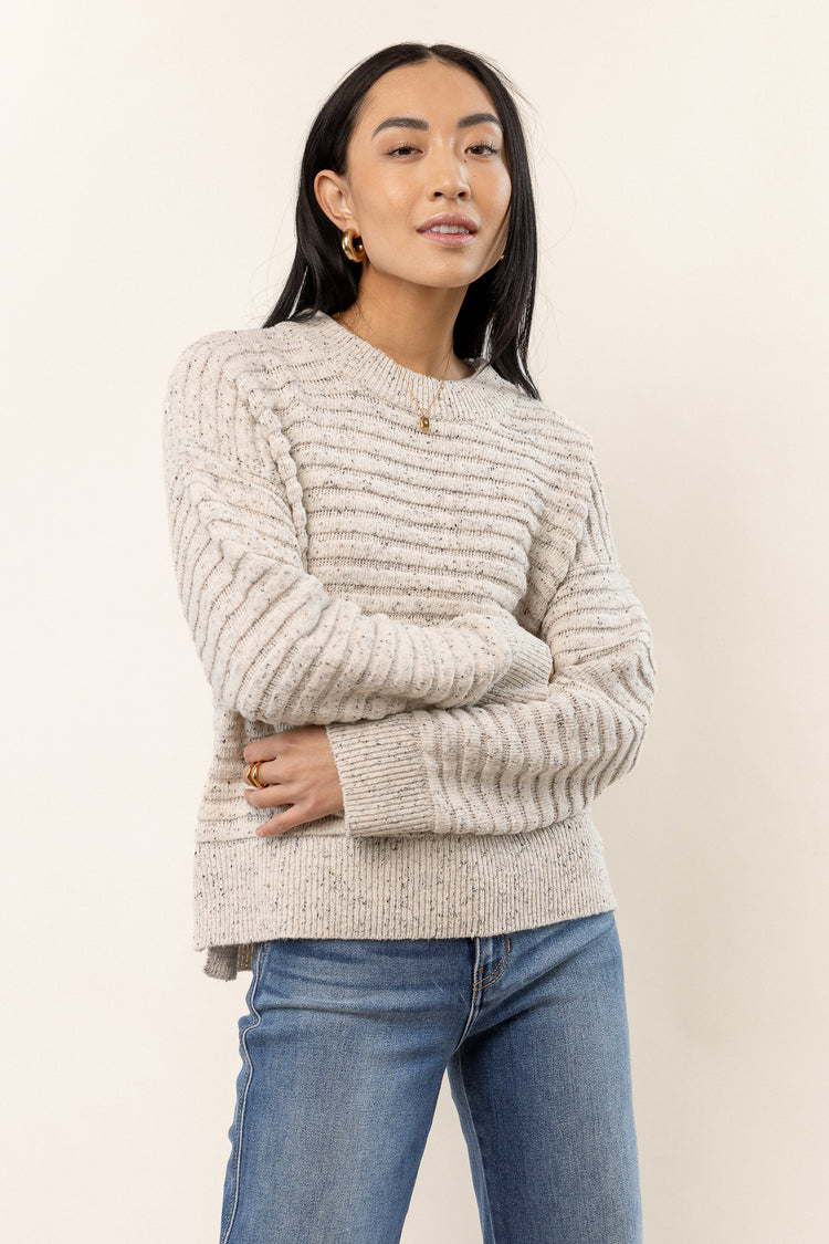 Jacie Sweater in Ivory - FINAL SALE