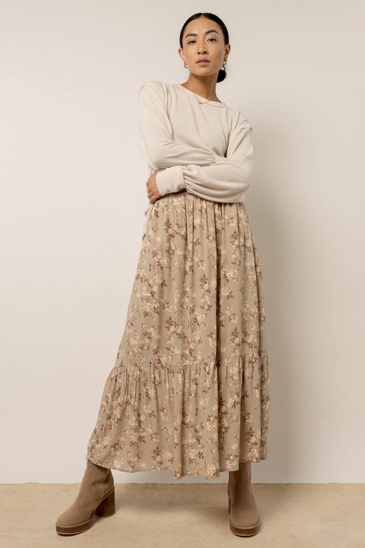 Emberly Floral Maxi Skirt - FINAL SALE