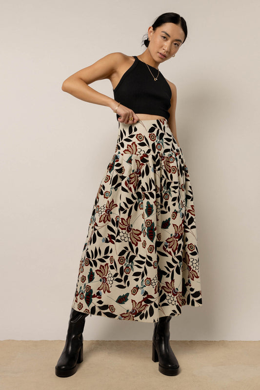 Anya Floral Midi Skirt - FINAL SALE