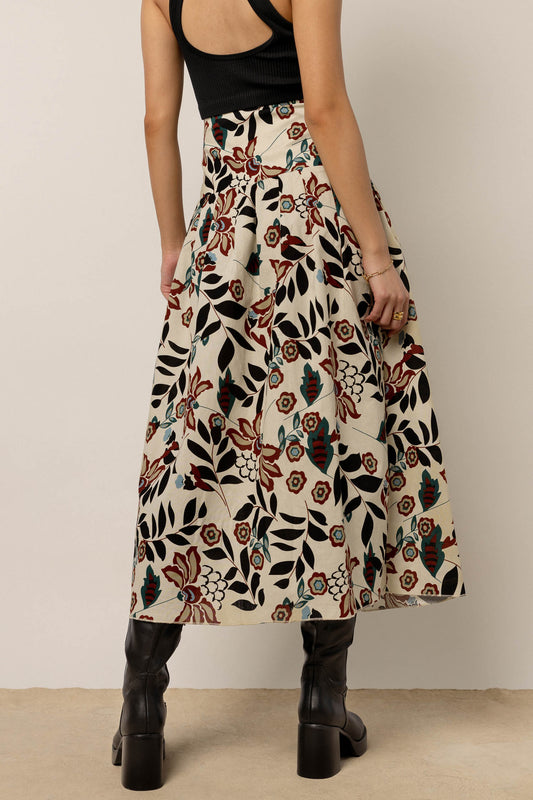 Anya Floral Midi Skirt - FINAL SALE