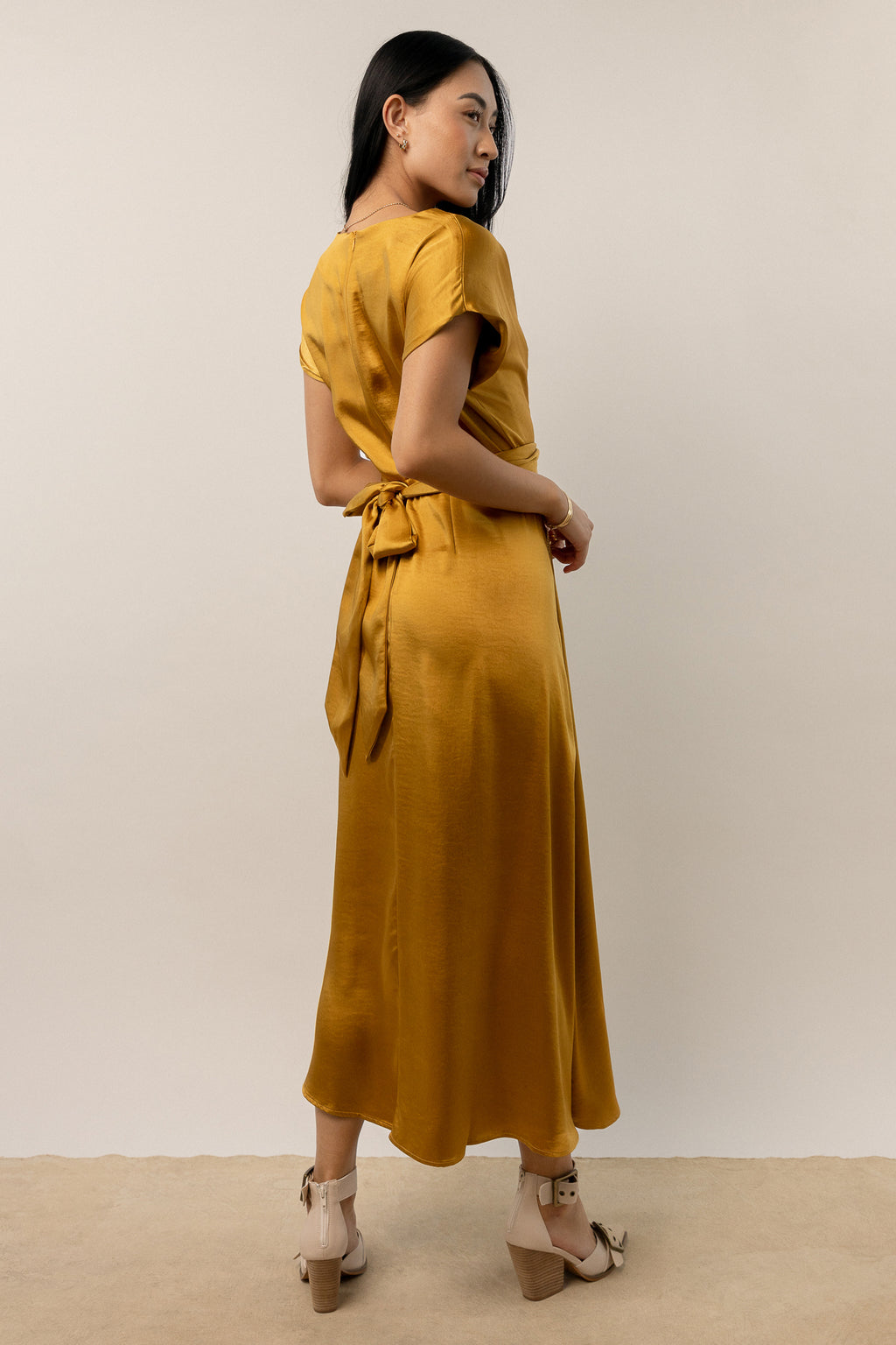 bohme rosalind midi dress Rosalind Midi Dress in Mauve