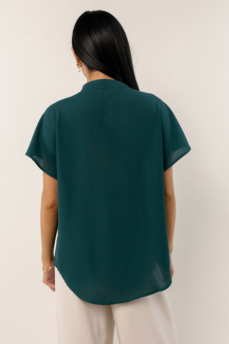 light weight blouse with short sleeves