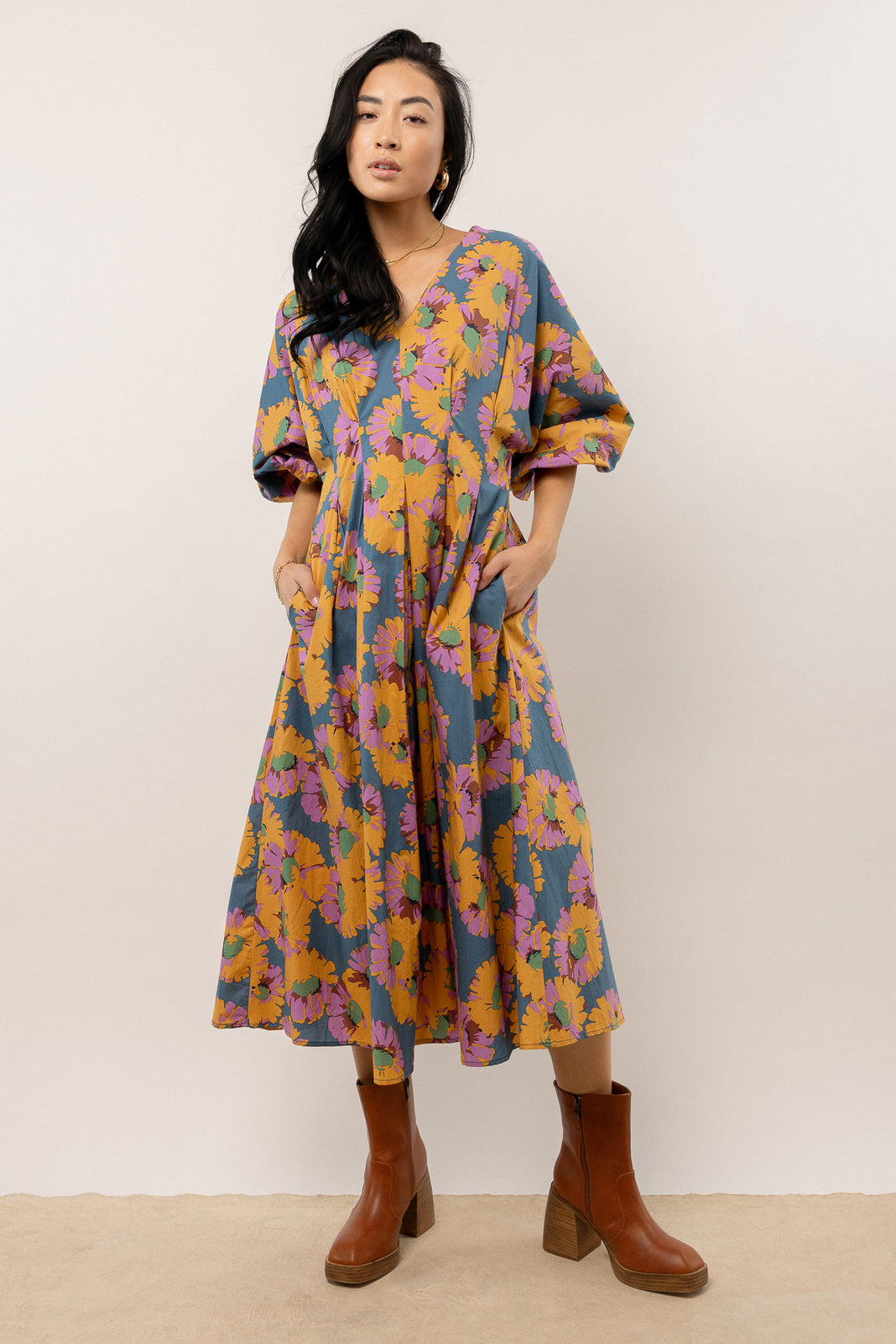 Kara Floral Midi Dress - FINAL SALE | böhme