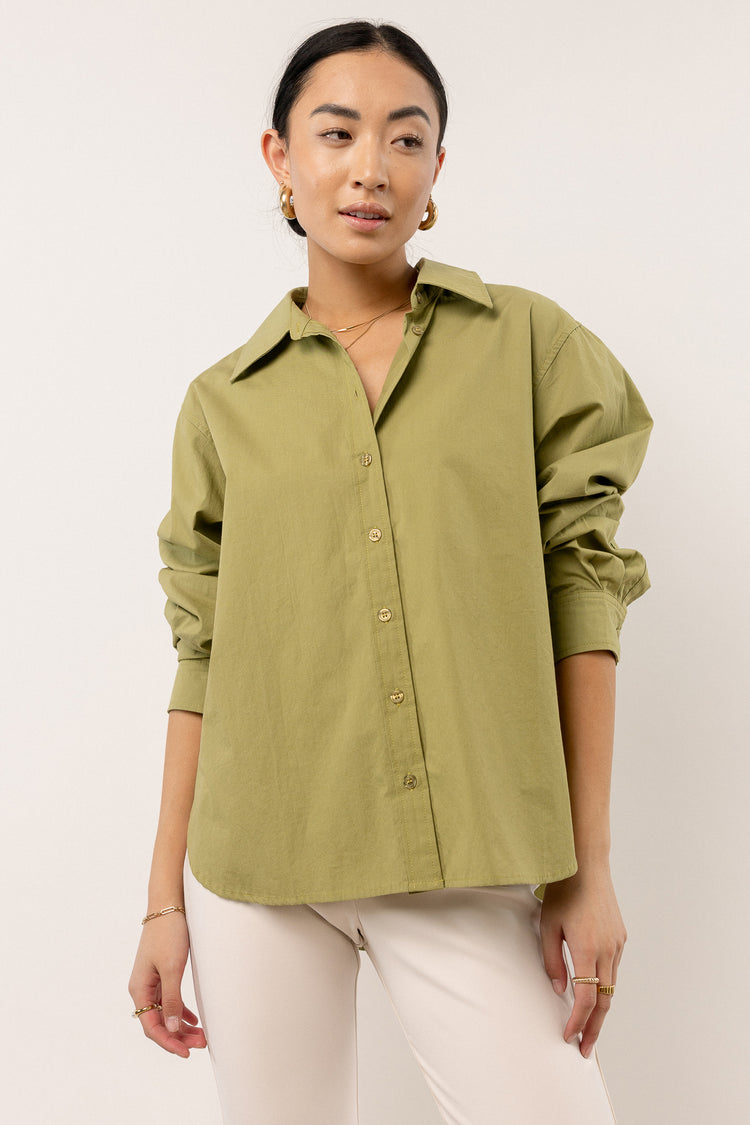 Button up in green 
