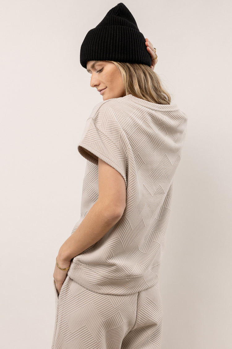 Sonia Top in Taupe - FINAL SALE