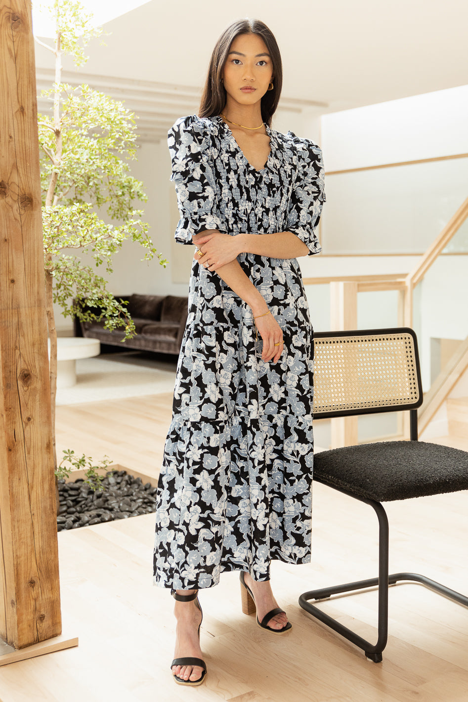 Floral maxi dress clearance sale