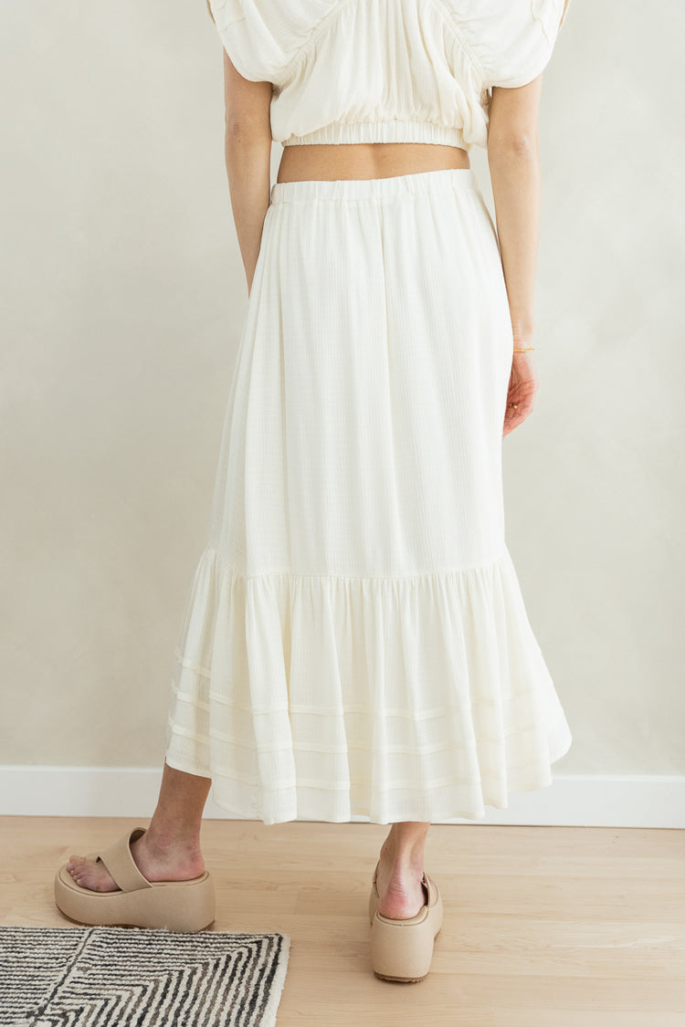 Korynne Skirt in Cream - FINAL SALE