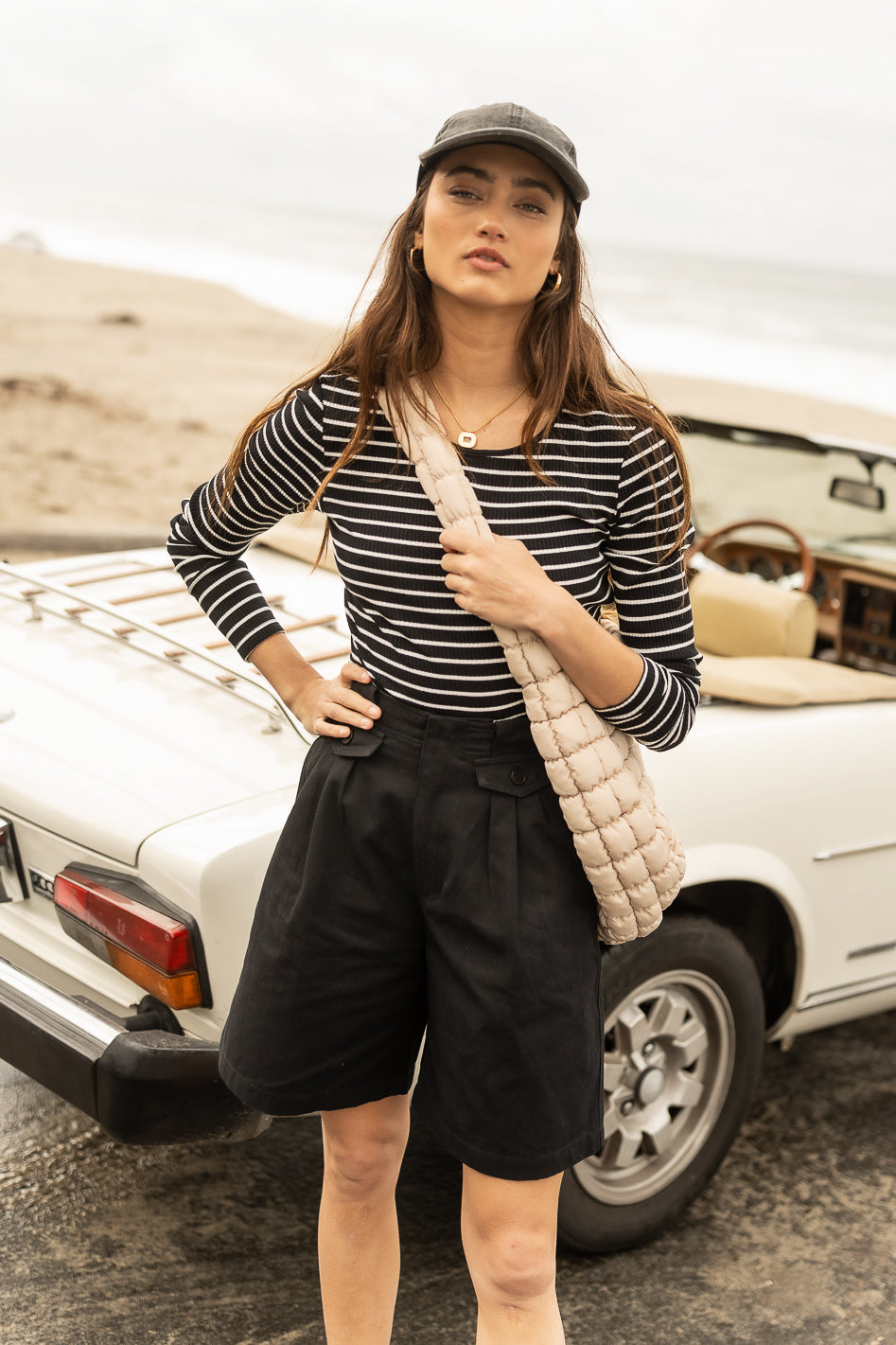 Bermuda short in black 