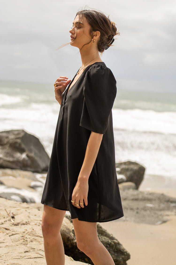 Erin Mini Dress in Black - FINAL SALE