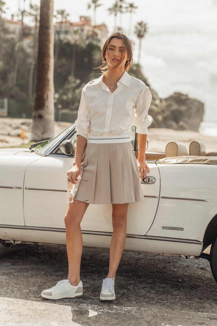 Fiona Pleated Mini Skirt - FINAL SALE