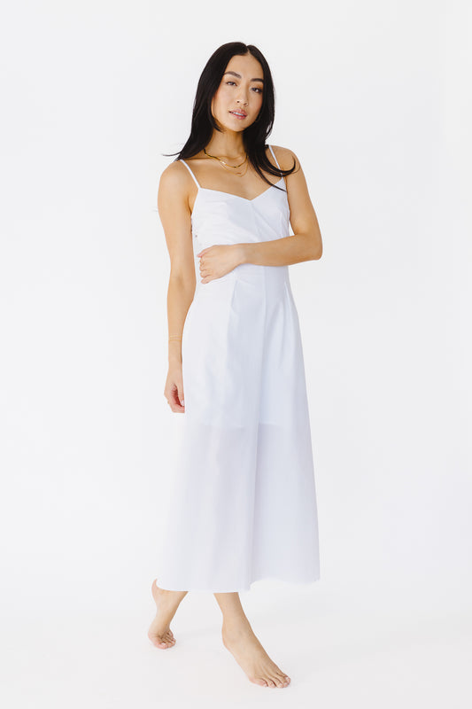 Dawn Midi Dress in White - FINAL SALE