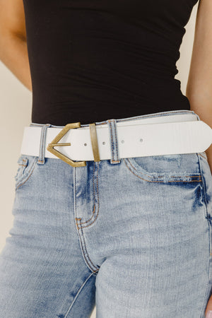 Kailey Belt in White