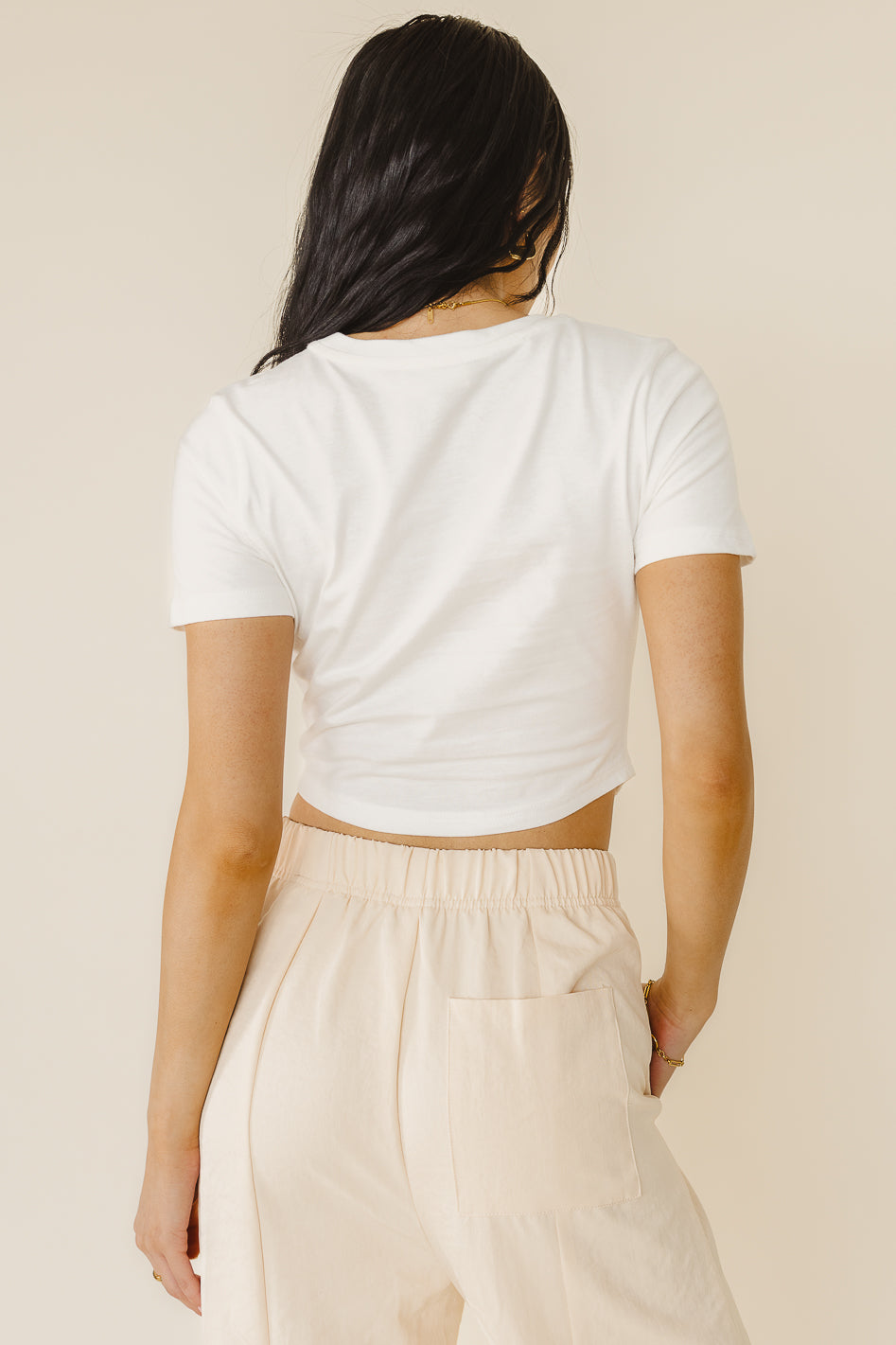 Robin Crop Top - White