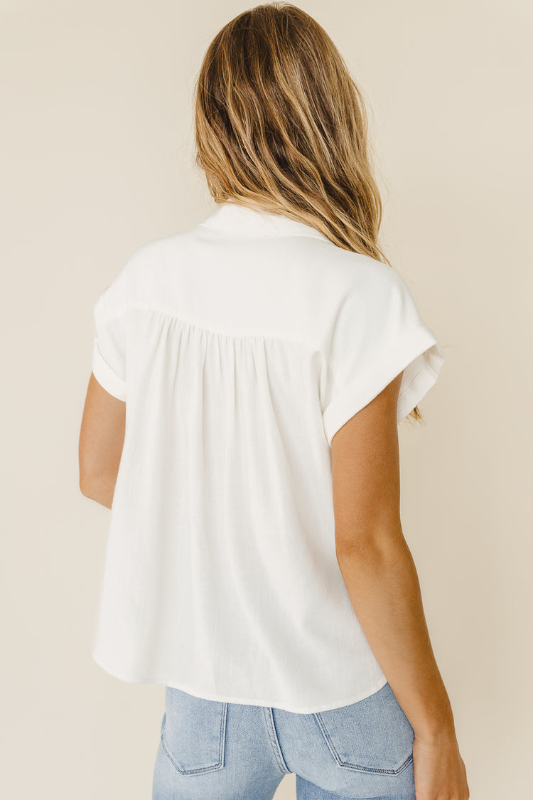 Archie Top in Ivory - FINAL SALE