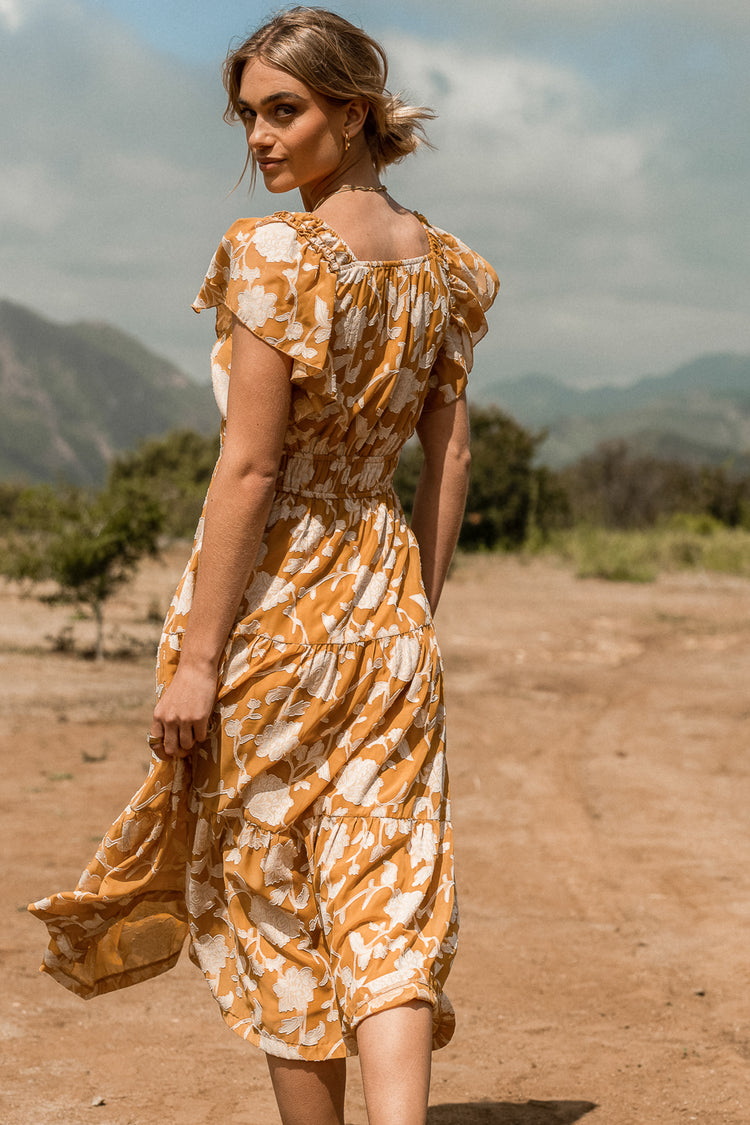 Janis Maxi Dress in Mustard - FINAL SALE
