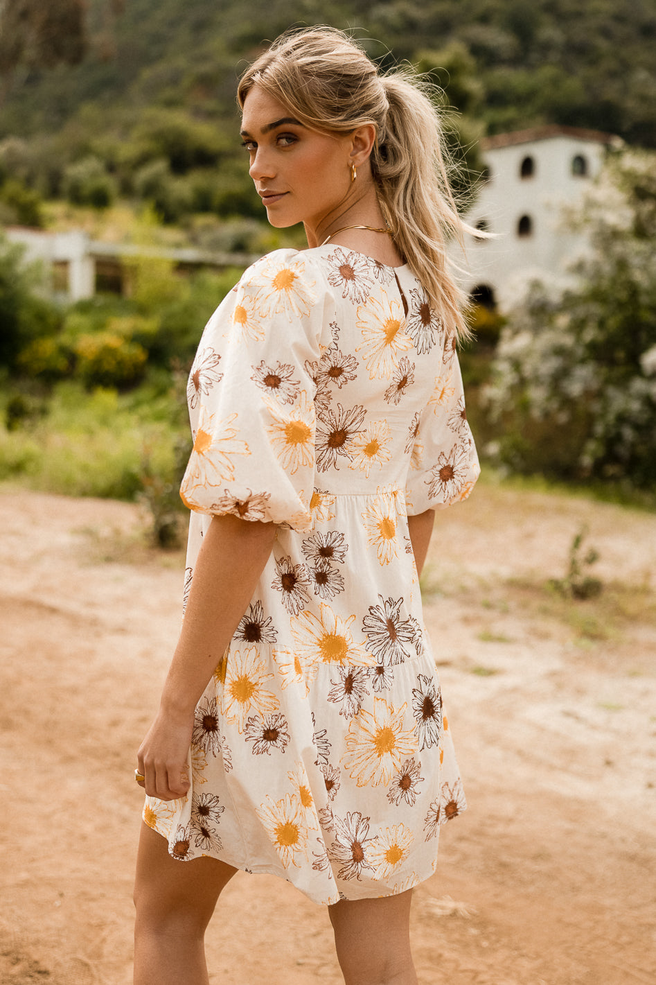 Boho on sale sunflower dress