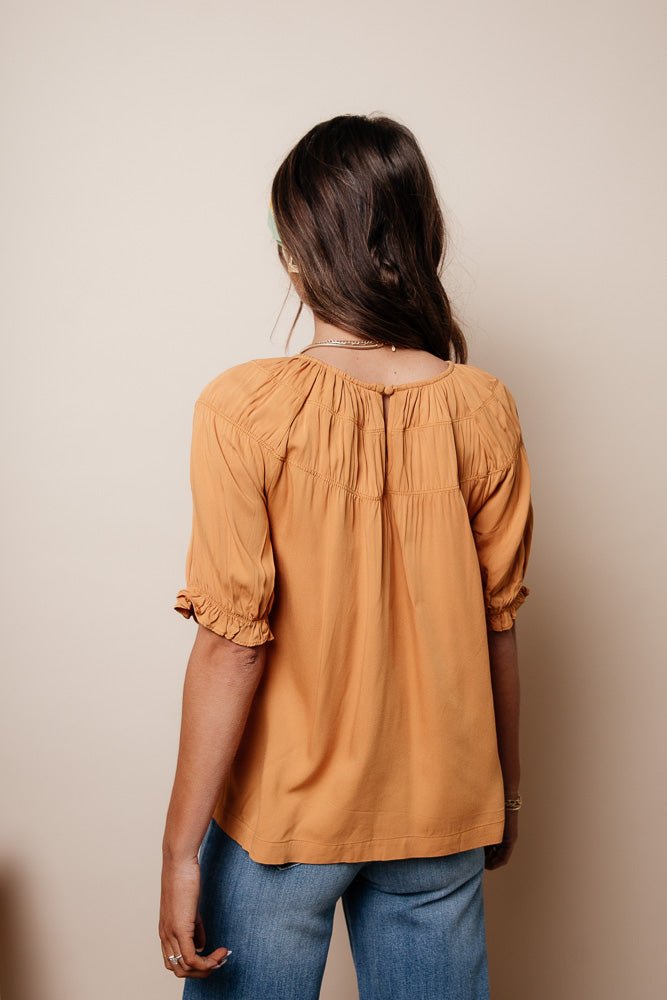 Illie Smocked Detailed Blouse- FINAL SALE