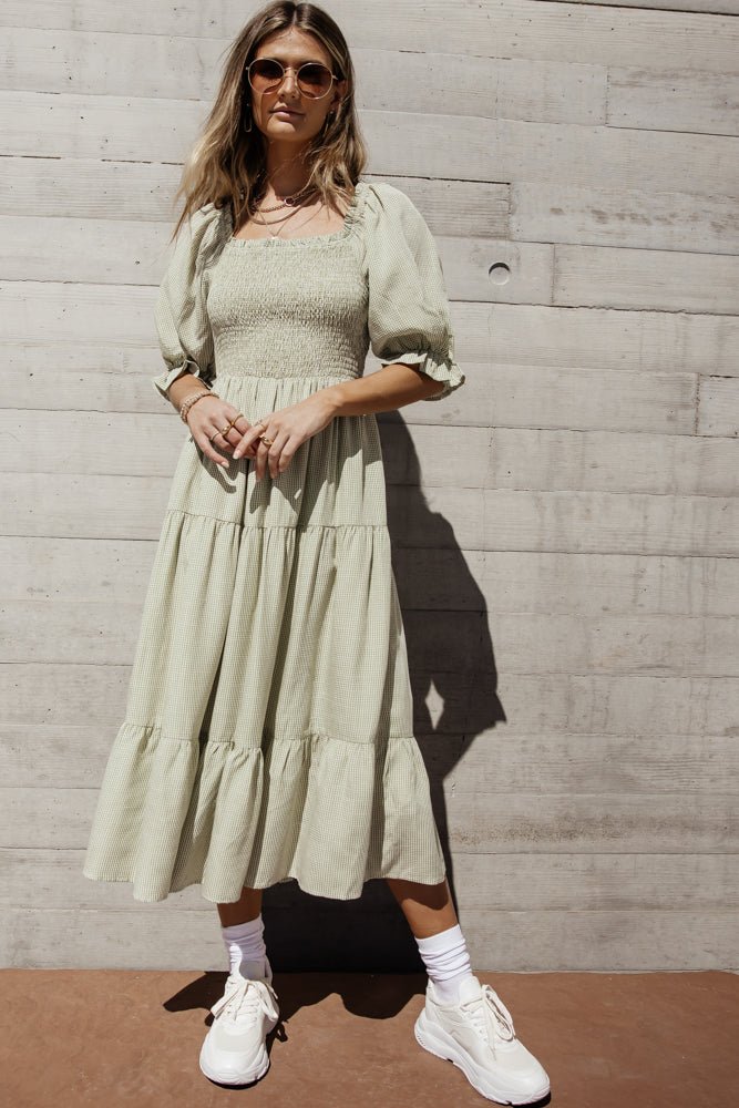 Brenna Tiered Midi Dress - FINAL SALE