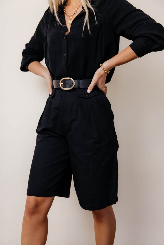 Tonia Shorts in Black - FINAL SALE