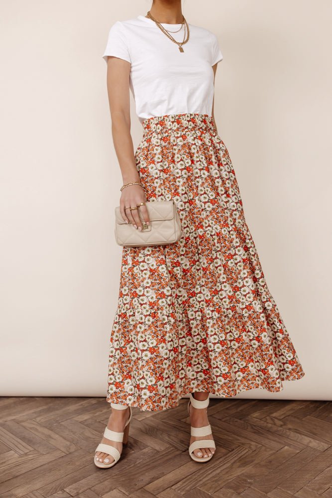 Fannie Floral Maxi Skirt - FINAL SALE