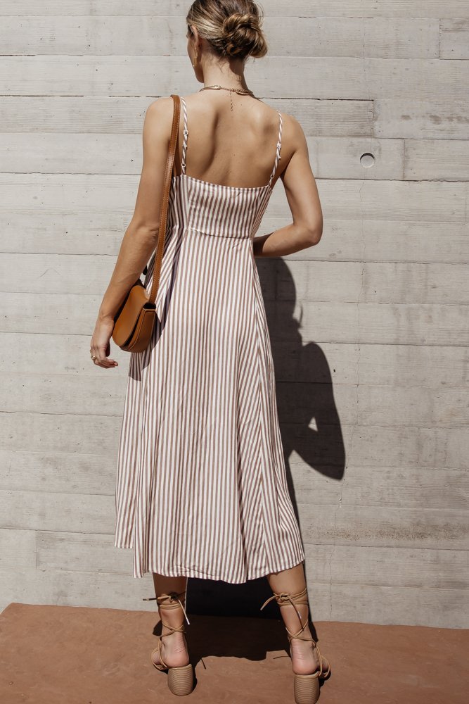 Laura Striped Midi Dress - FINAL SALE