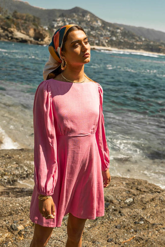 Nala Mini Dress in Pink - FINAL SALE