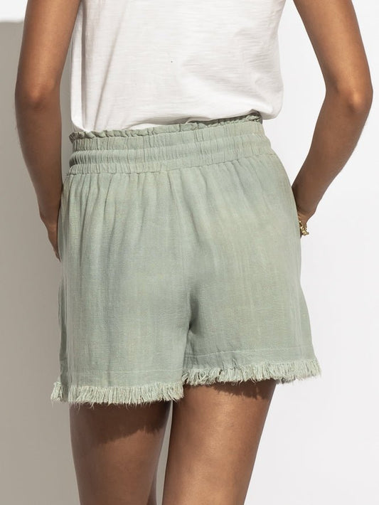 Afton Shorts in Sage - FINAL SALE