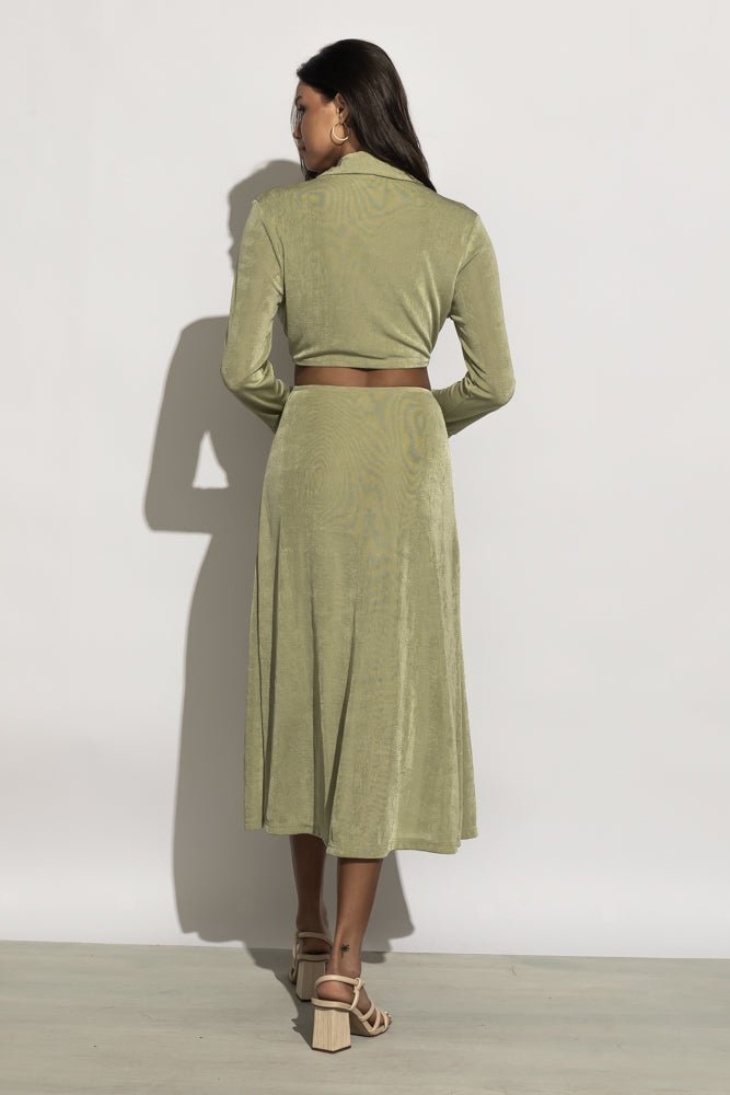 Marianna Dress in Green - FINAL SALE