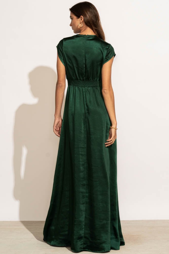 Lucille Maxi Dress in Emerald - FINAL SALE | böhme